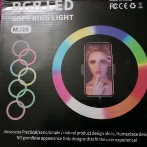 4set RGB LED 26 Ring Light With 7 Tripod Stand