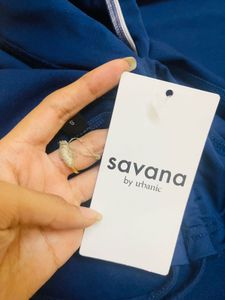 Savana Blue High Waist bootcut gym Leggings