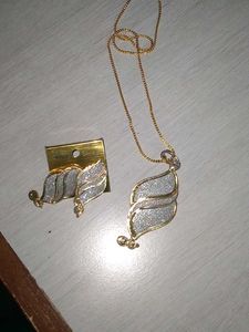 Pair Of Necklace And Earrings