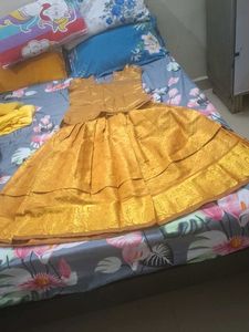 Golden Ethnic Dress