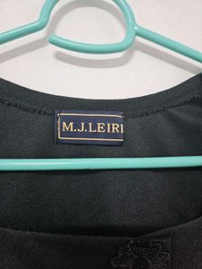 Elegant Black Peplum Top