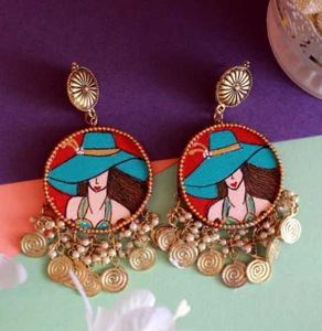 Hand Painted Earrings.. 🧑‍🎨