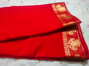 Red & Gold Saree