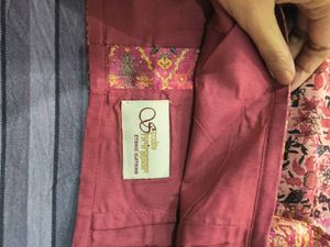 Studio Shringar Multicolored Pink Blouse