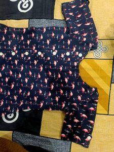 Flamingo Winter Dress