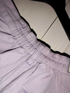 Lavender Wide Leg Jeans