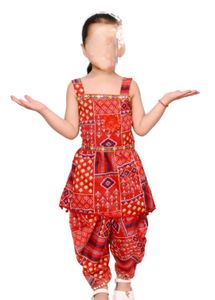 Multicolour Kurta Pant Set For Baby Girl
