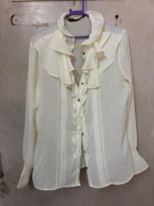 Zara White Shirt
