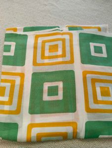 Yellow Geometric Print Salwar Kameez Suit