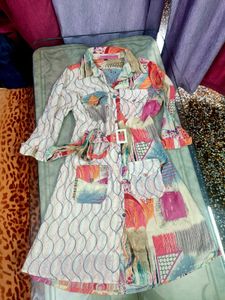 Tunic Dress With Belt