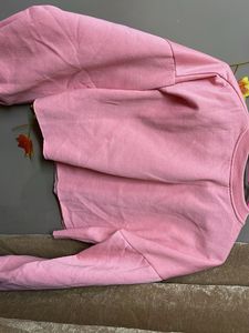 Pink Los Angeles Sweatshirt crop