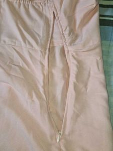 Tokyo Talkies Pink Cowl Neck Pleated Sheath Dress