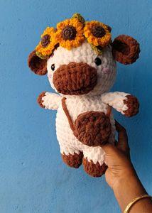 Crochet Cow Plushie