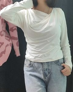 Elegant White Long Sleeve Top