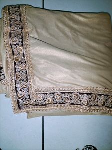 Golden Saree