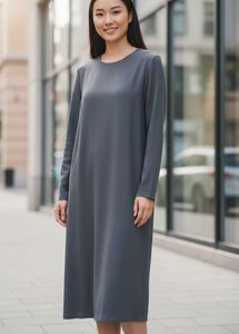 loose dress 2 tone color