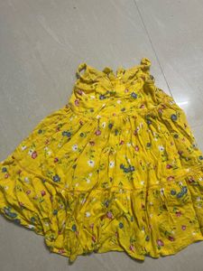 Floral Yellow Dress