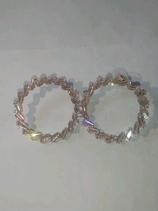 Sparkling Statement Hoop Earrings