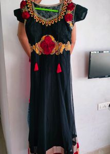 Stonework partywear Gown