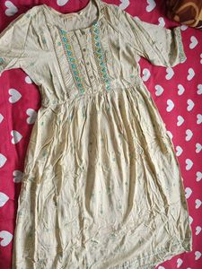 Embroidered Cotton Dress