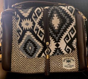 Natural Hemp Crossbody Bag