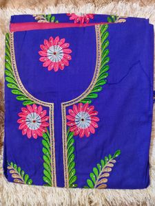 Price Drop 🎉3 Piece Embroidered Suit(Unstitched)