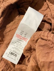Asos coachella Brown Crop Top