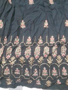 Elegant Black Embroidered Dress