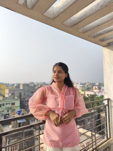 Pink Checkered Dress