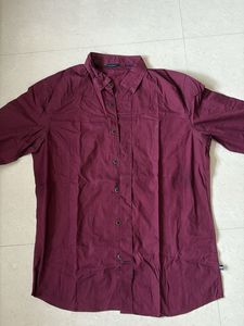 Burgundy Casual Shirt