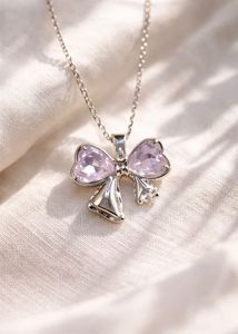 Brand New Premium Quality Bow Pendant Necklac