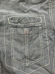 Men&#39;s Denim Button-Down Shirt