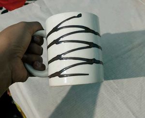 Striped Ceramic Coffee Mug
