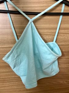H&m Basic Cross Neck Top