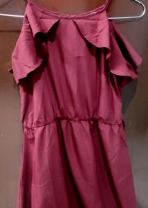 Maroon Dress