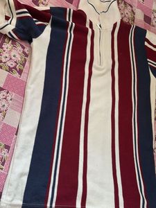 Striped Polo T-Shirt