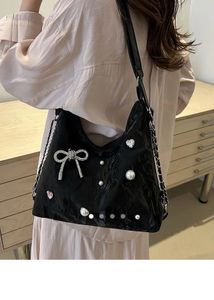 rhinestone black bag