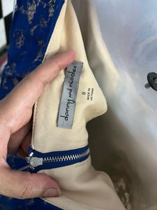 Pintrest branded Designer navy blue one piece