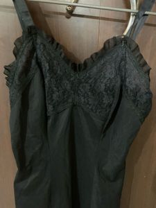 Vintage Black Slip Dress