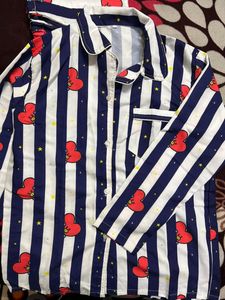 Nightsuit With Matching Scrunchie