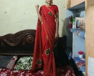 Elegant Red Saree