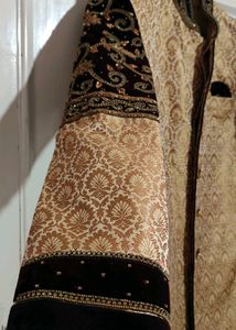 Velvet Sholder Design Sherwani
