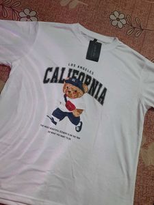 Cotton Blend Oversized T-shirt