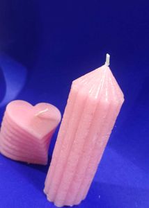 Light Pink Candles Set