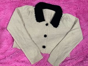Cute Cropped Cardigan Sweater