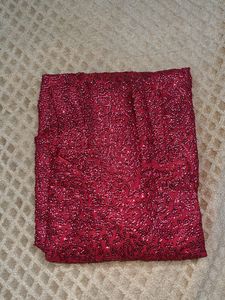 Sparkling Red Sequin Fabric