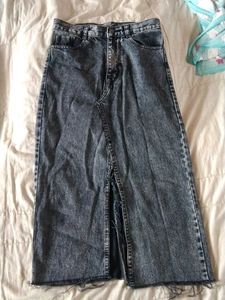 Denim Maxi Skirt