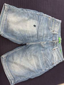 Benetton Denim Shorts - Distressed