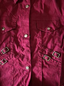 Stylish Red Formal Shirt