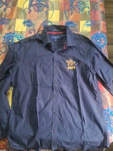 Black Full Shirt L Size 42 To 43 New..used 2 Times